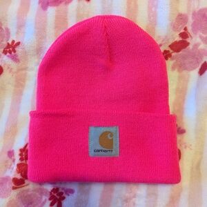 New Hot Pink Carhartt Beanie